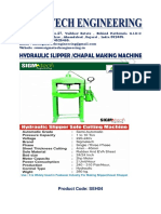 Hydraulic Sole Cutting Machine PDF