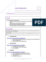 Arbeitsauftrag - Calgary Cambridge - Videoanalyse