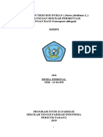 ANALISIS NUTRISI BIJI DURIAN (Durio Zibethinus L.) Sebelum Dan Sesudah Fermentasi DENGAN RAGI Neurospora Sithopyla