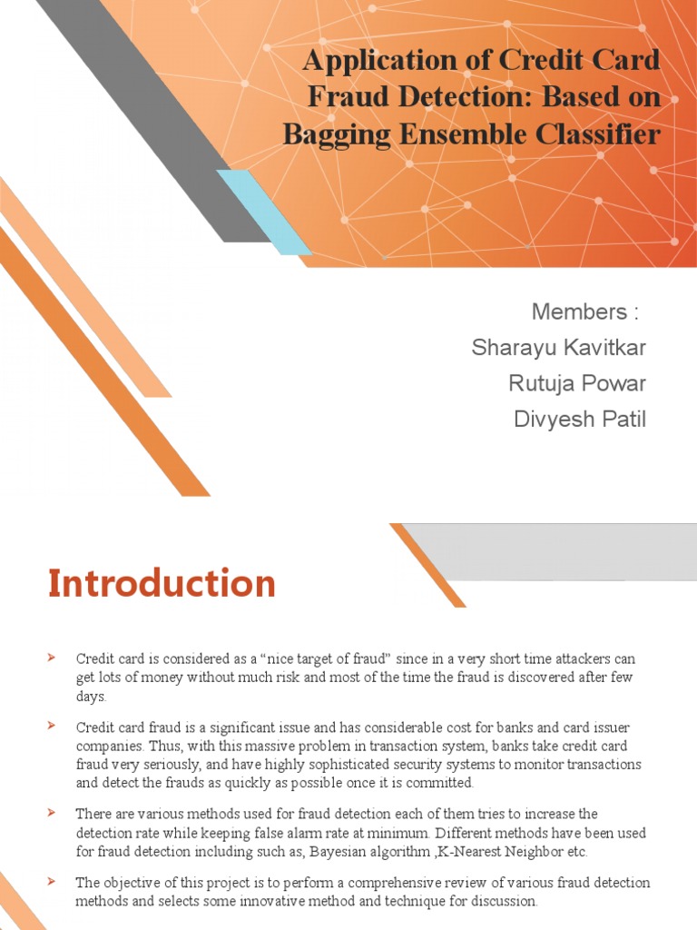 Credit Card Fraud Detection Methods | PDF