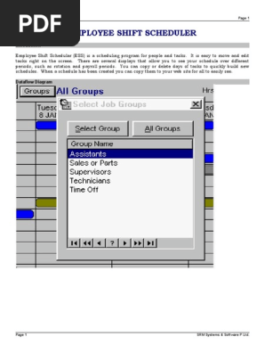 Employee Shift Scheduler