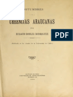 Eulogio Robles - Costumbres y Creencias Araucanas