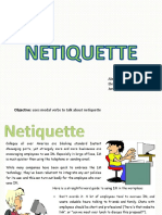 Netiquette (Once - June 1st To 5th)