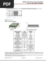 PowerOne - AC-DC 48v 600watts Output