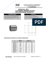 ARTICULO: 0270 Fittings Inoxidable: Manguito Liso H-H. Stainless Steel Fittings: Socket F-F