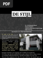 De Stijl: Ar. S.H.R.Jawahar Benazir Assistant Professor School of Architecture & Interior Design SRM University