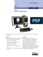 Model P92 Workstation Windows XP Professional Operating System