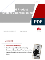 OptiX WDM Product System Commissioning-V1.0