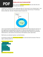 Working On The Linux Terminal and Shell