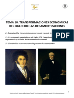 10 Transformaciones Económicas Del Siglo XIX Las Desamortizaciones