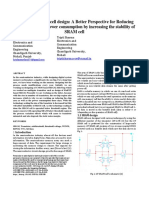 Analysis of SRAM Cell Design: A Better Perspective For Reducing The Chip Area and Power Consumption by Increasing The Stability of SRAM Cell