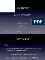 EDU Tutorial: DNS Privacy: Sara Dickinson Sinodun