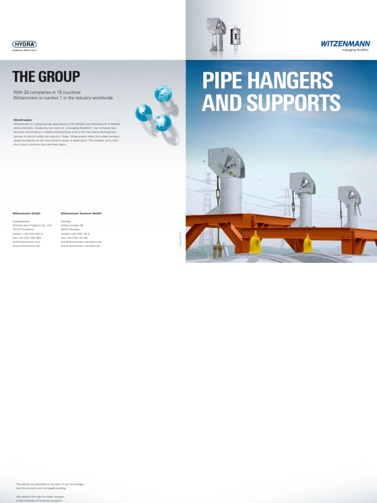 Pipe Hangers and Supports 1756uk 1 10 15 15 | PDF | Pipe (Fluid ...