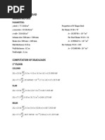 Earthquake Load: Computation of Deadloads 1 Floor