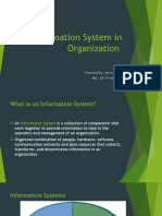 Information System in Organization