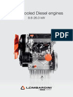 Water cooled Diesel engines