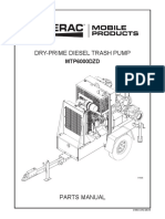 Dry-Prime Diesel Trash Pump