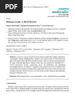 Molecules: Banana Lectin: A Brief Review