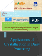 Crystallisation - Faculty Lecture