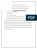 Educación como derecho fundamental en la legislación ecuatoriana