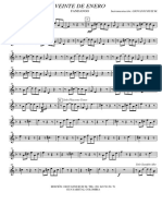 VEINTE DE ENERO S - Clarinete BB 1 PDF