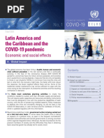 Latin America and The Caribbean and The COVID-19 Pandemic