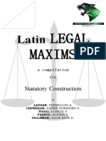 Legal Maxim Glossary