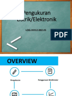 Pengukuran Listrik/Elektronik: LOG - OO12.002.01