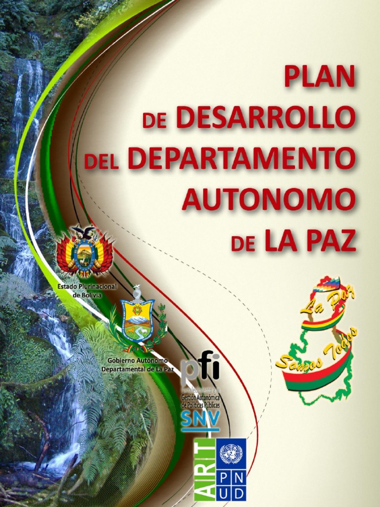 Plan de Desarrollo Departamental de La Paz | PDF | Planificación | Bolivia