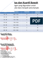 Kuartil Atas Dan Kuartil Bawah