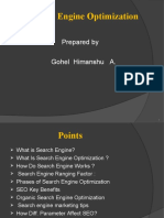Search Engine Optimization: Prepared by Gohel Himanshu A