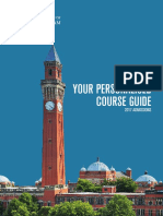 Your Personalised Course Guide: 2017 Admissions