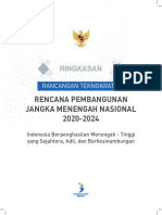 Ringkasan Buku RPJMN IV 2020-2024 versi 7 Mei 2019