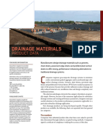 Drainage Materials: Product Data