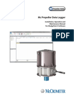 MC Propeller Data Logger: Installation, Operation and Maintenance Manual For Madgetech 4 Software