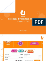 Postpaid Promotion (Mass) : (1 Sept - 31 Dec)