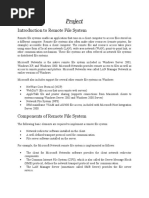 Project: Introduction To Remote File System