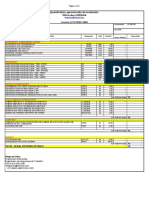 Quantitativo de materiais para obra comercial