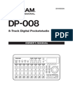 8-Track Digital Pocketstudio: Owner'S Manual