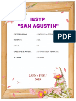 Iestp "San Agustin": Jaen - Peru 2019