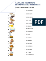 Les Aliments Exercices PDF