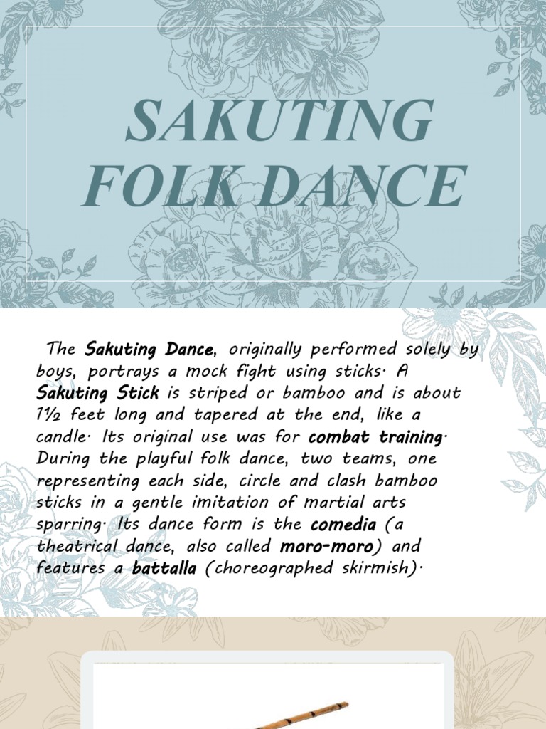 Sakuting Folk Dance PDF Dances Performing Arts