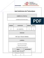 Determinación de pH en suelo - UAT