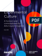 Experimental Culture Report 190318