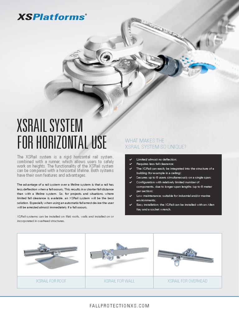Xsrail System For Horizontal Use | PDF | Manufactured Goods