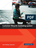 Customer Lifecycle Marketing System: Clear Thinking. Delivered