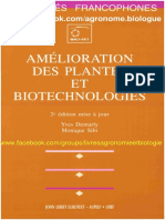 Biotechnologie Et Amélioration Des Plantes PDF