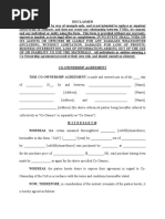 Co Ownership Agreement