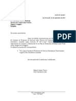 Carta Entrega Documentación A Sercotec Contrato Prestacion