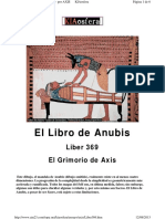El Libro de Anubis - Liber369 Grimorio de Axis PDF